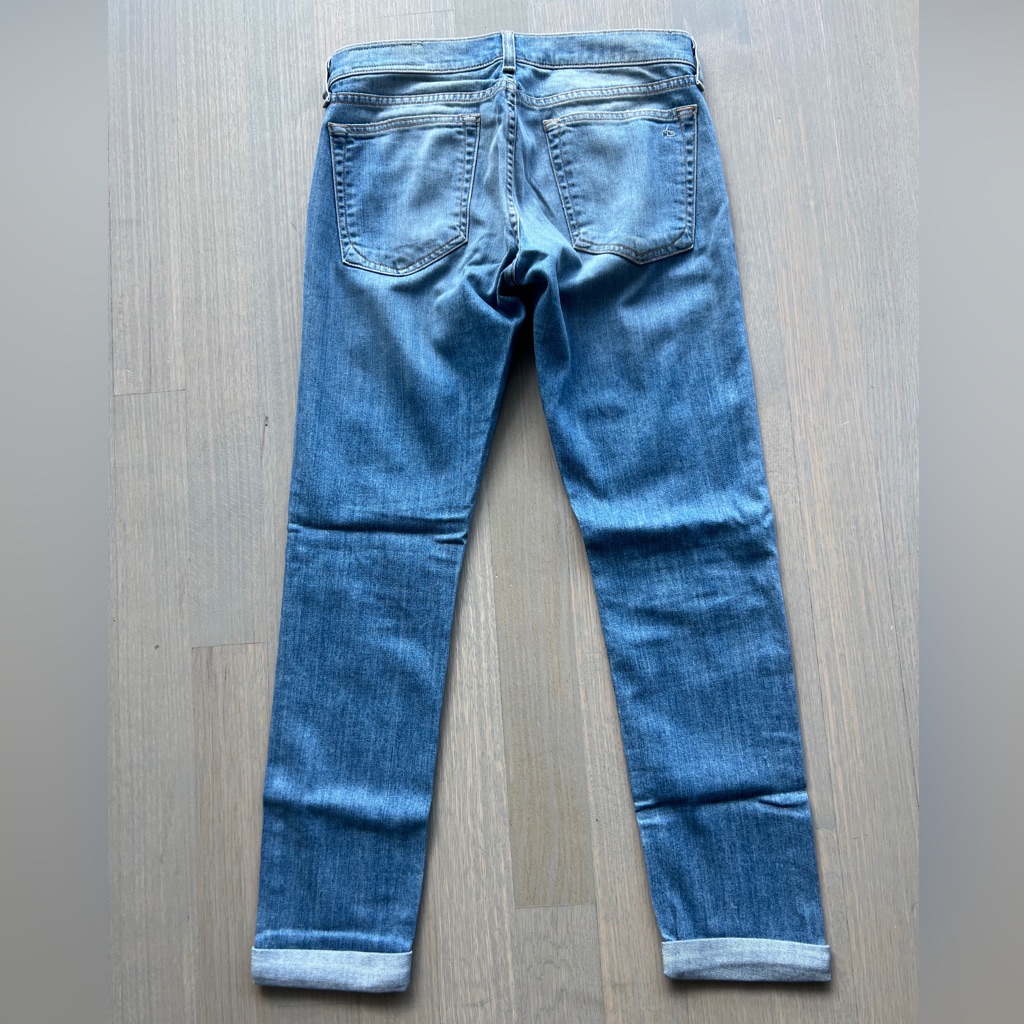 Rag & Bone Dre “Sunset Holes” Skinny Distressed Jeans Size 26